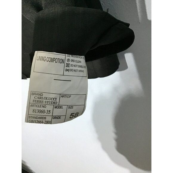 Jakuar Carlolucci Black Lined Blazer Jacket Size 52 - Picture 4 of 7